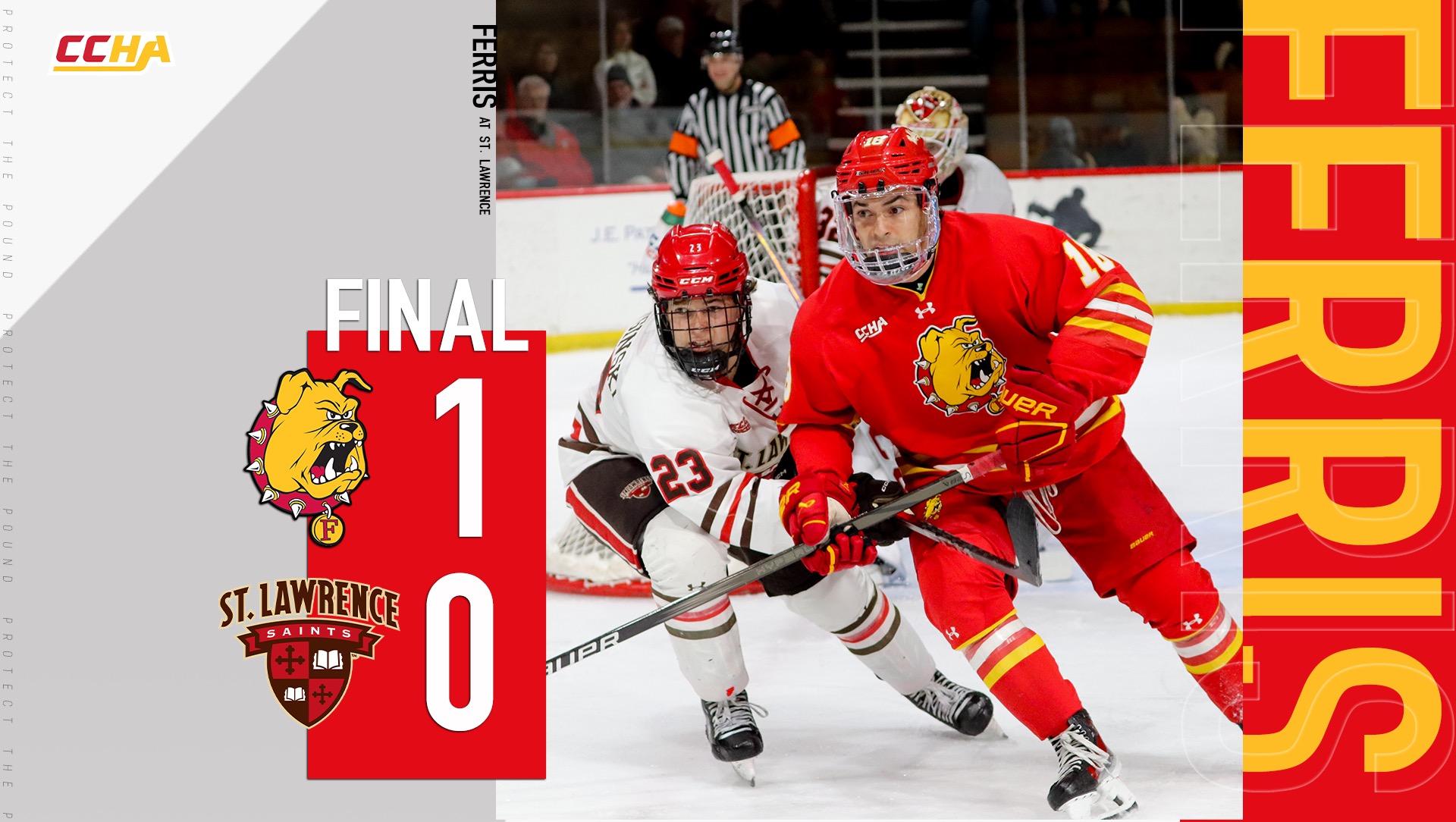 Ferris State Hockey Suffers 5-1 Home Setback Against #17 Western Michigan