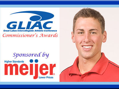 Kyle Revall Claims GLIAC Commissioner's Award