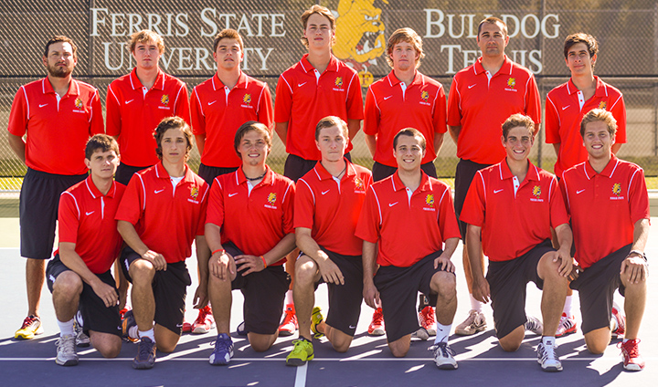 Ferris State Men's Tennis Keeps GLIAC Title Aspirations Alive With Thrilling Overnight Win