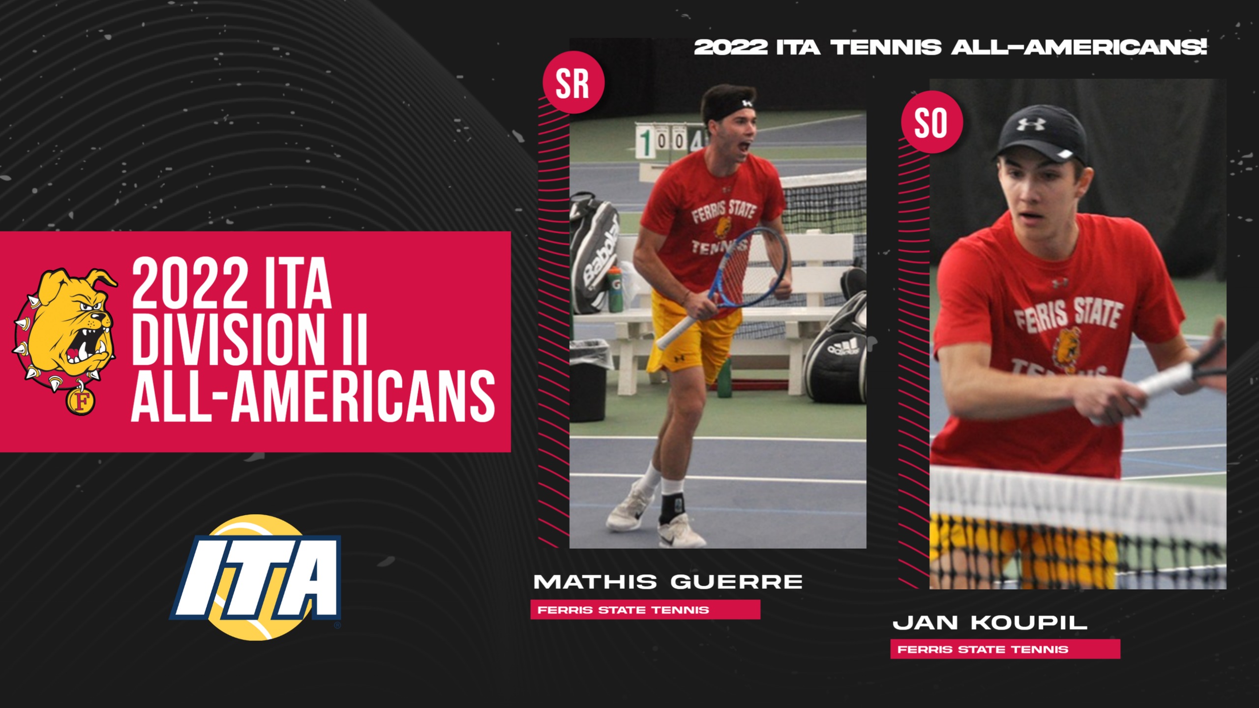 Ferris State Tennis Duo Become First Bulldogs To Earn ITA All-America Status Since 2006