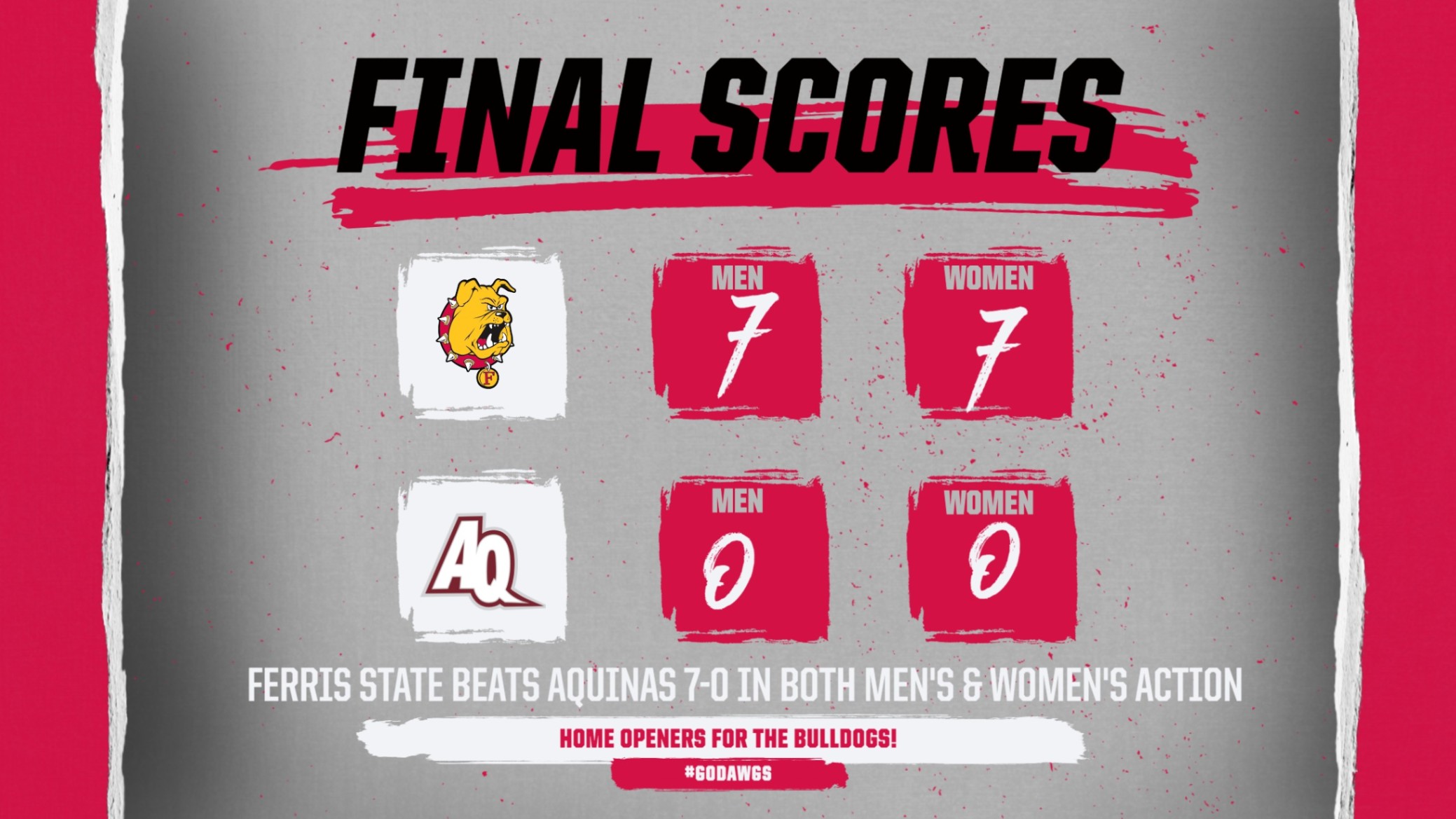 Ferris State Tennis Squads Earn Decisive Sweeps Over Aquinas In Home Opening Action