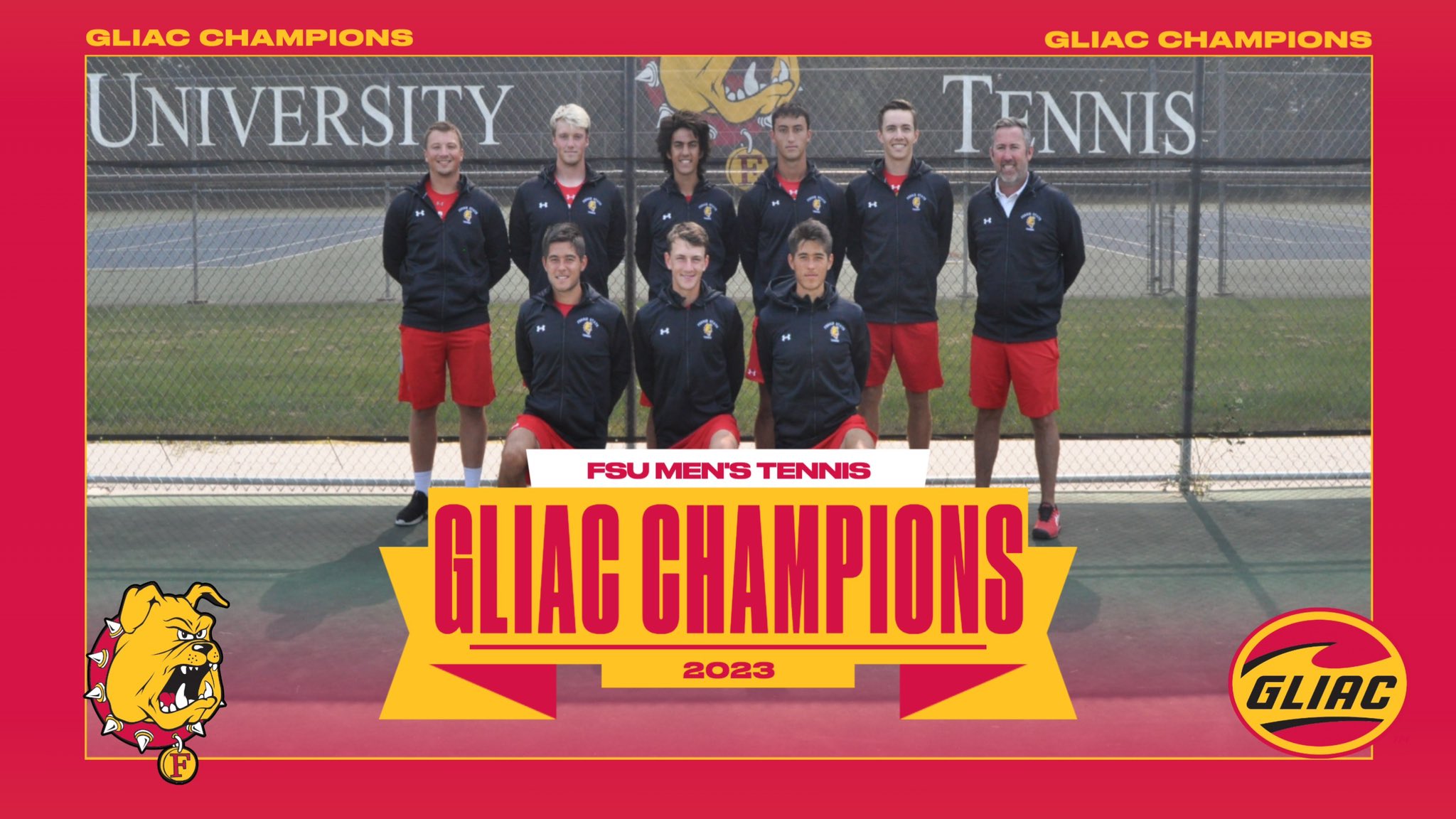 GLIAC CHAMPIONS! Ferris State Men's Tennis Wins Outright Conference Regular-Season Title