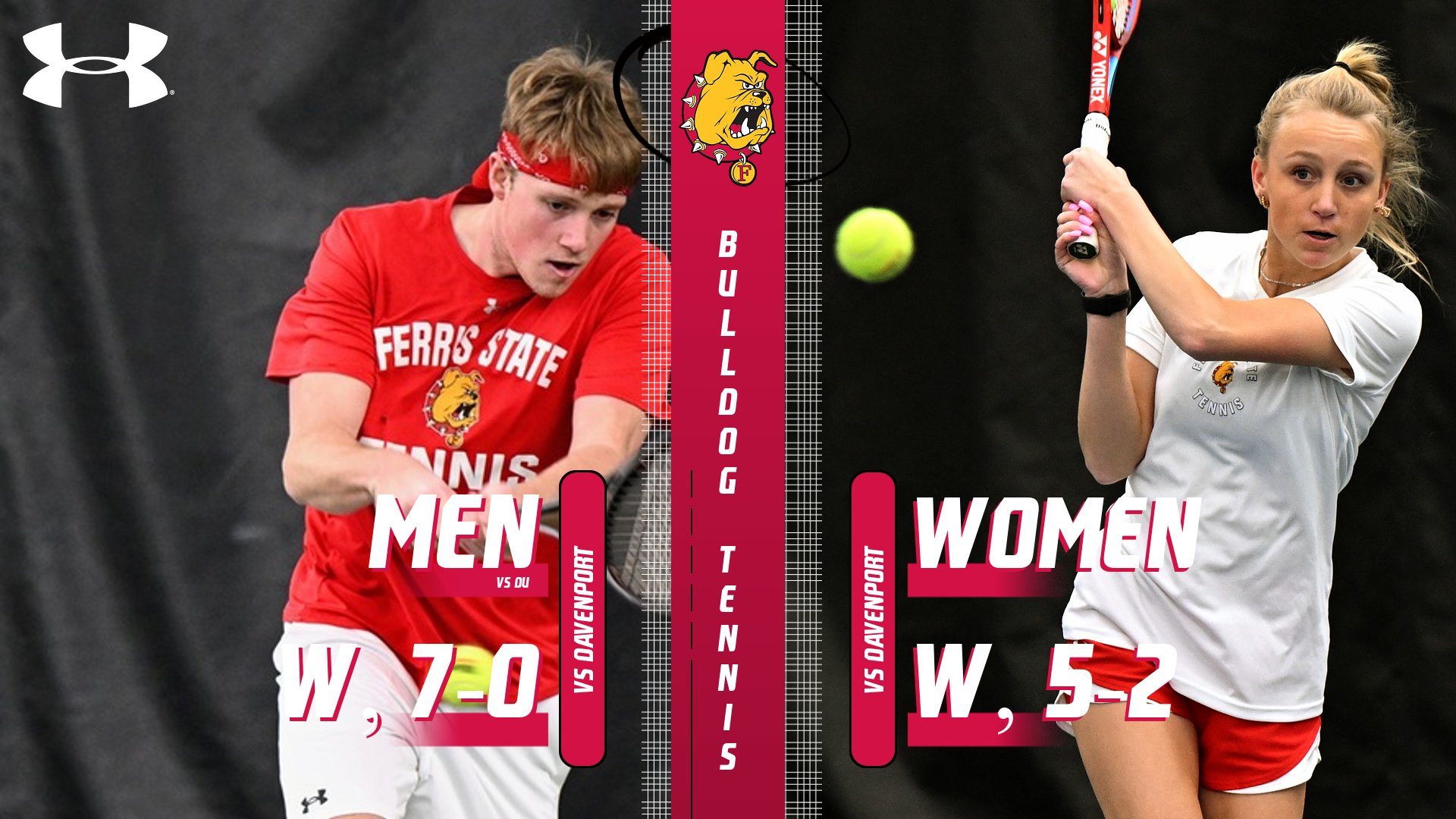 Ferris State Tennis Squads Earn GLIAC Home Sweep Over Davenport