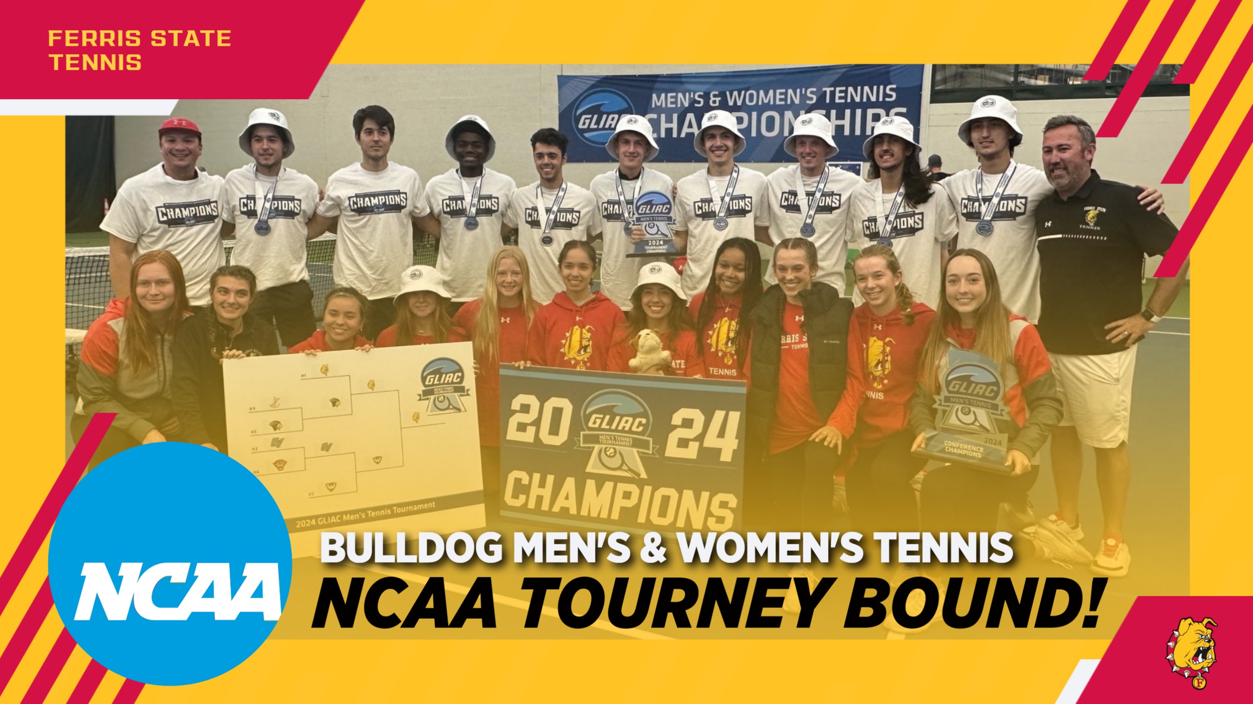 NCAA TOURNEY BOUND! Ferris State Tennis Teams Both Selected For NCAA Regional Tournament!