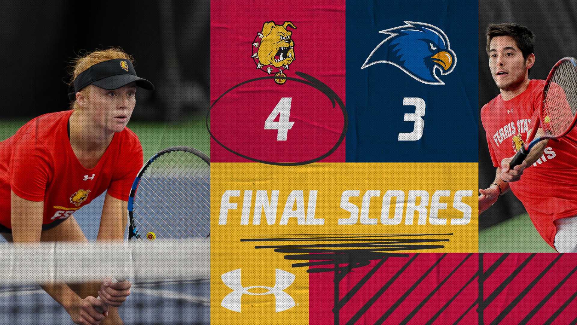 Ferris State Tennis Squads Close Out Florida Trip With Regional Sweep Over Rockhurst