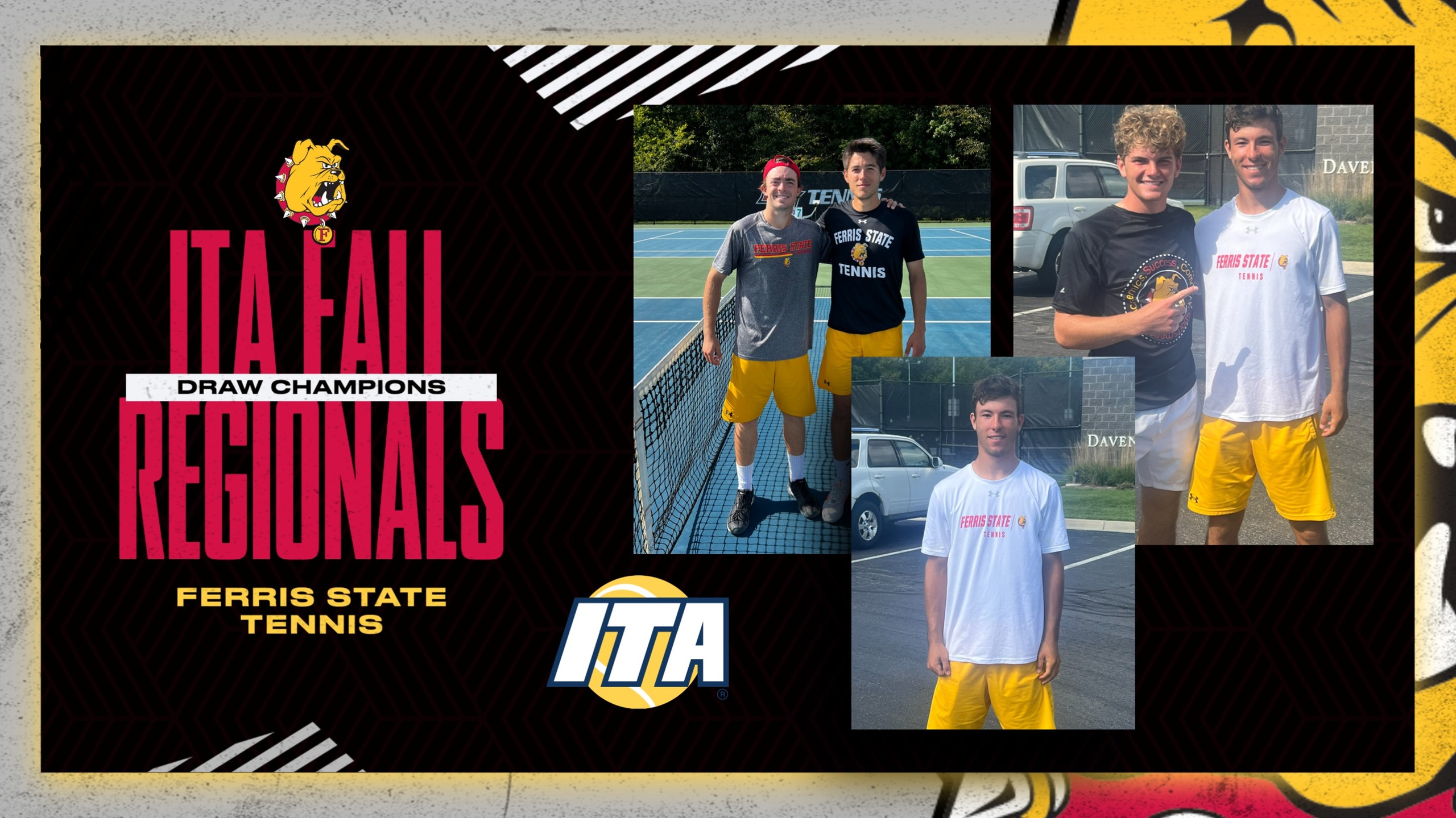 Bulldog Tennis Competitors Claim Respective Draw Championships On Final Day At ITA Regionals