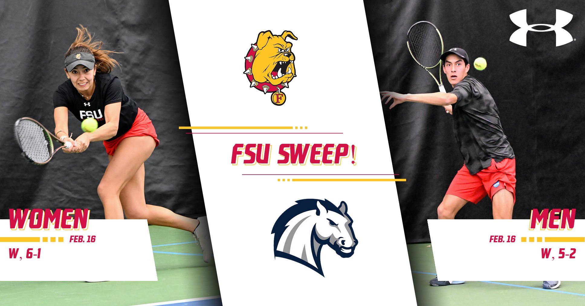 Ferris State Tennis Squads Complete Weekend Sweep With Victories At Hillsdale