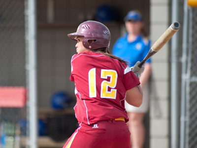 Chelsea Morris extended her current hitting streak to eight games with two hits in the nightcap win.  (Photo by Ed Hyde)