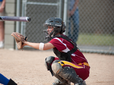 Rachel Mueller recorded her sixth multi-hit game this season with two hits in game one at Northwood.  (Photo by Ed Hyde)