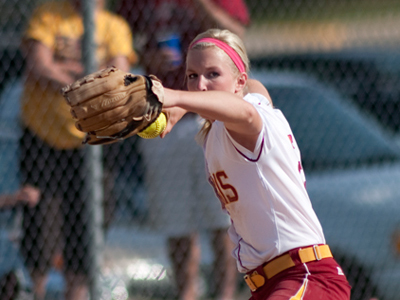 Makenzi Peterson's three hits helped key Ferris State's 5-2 decision over Lake Superior State this Saturday.