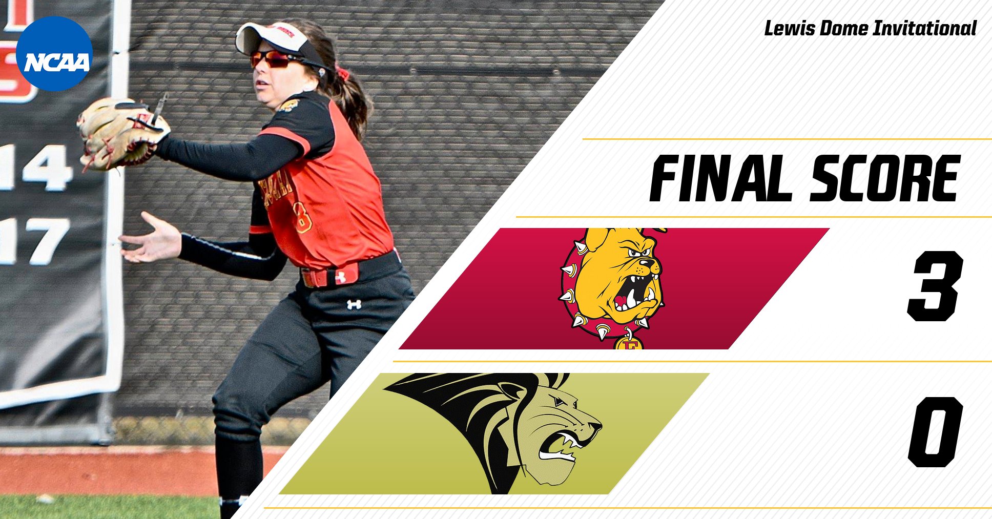 Ferris State Softball Earns Season-Opening Shutout Victory At Lewis Dome Invite