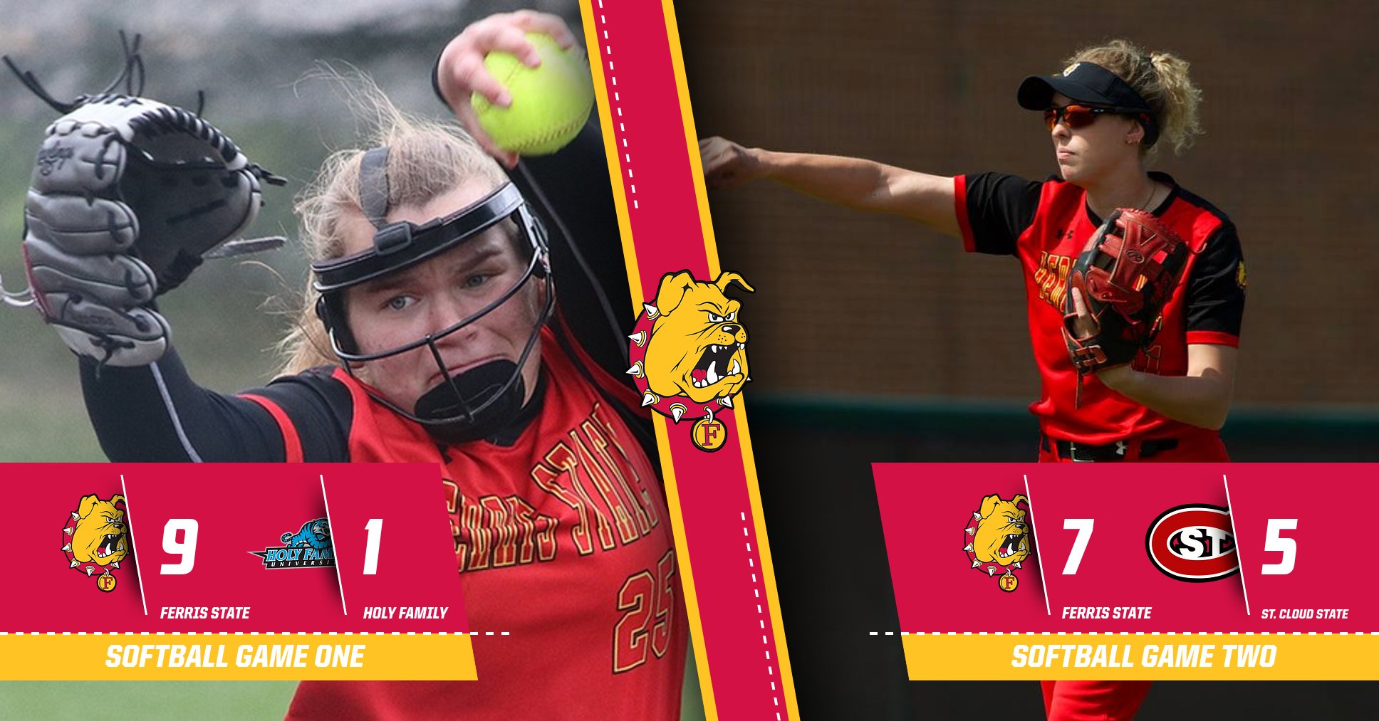 Ferris State Softball Registers Sweep In Day One Action At The Spring Games