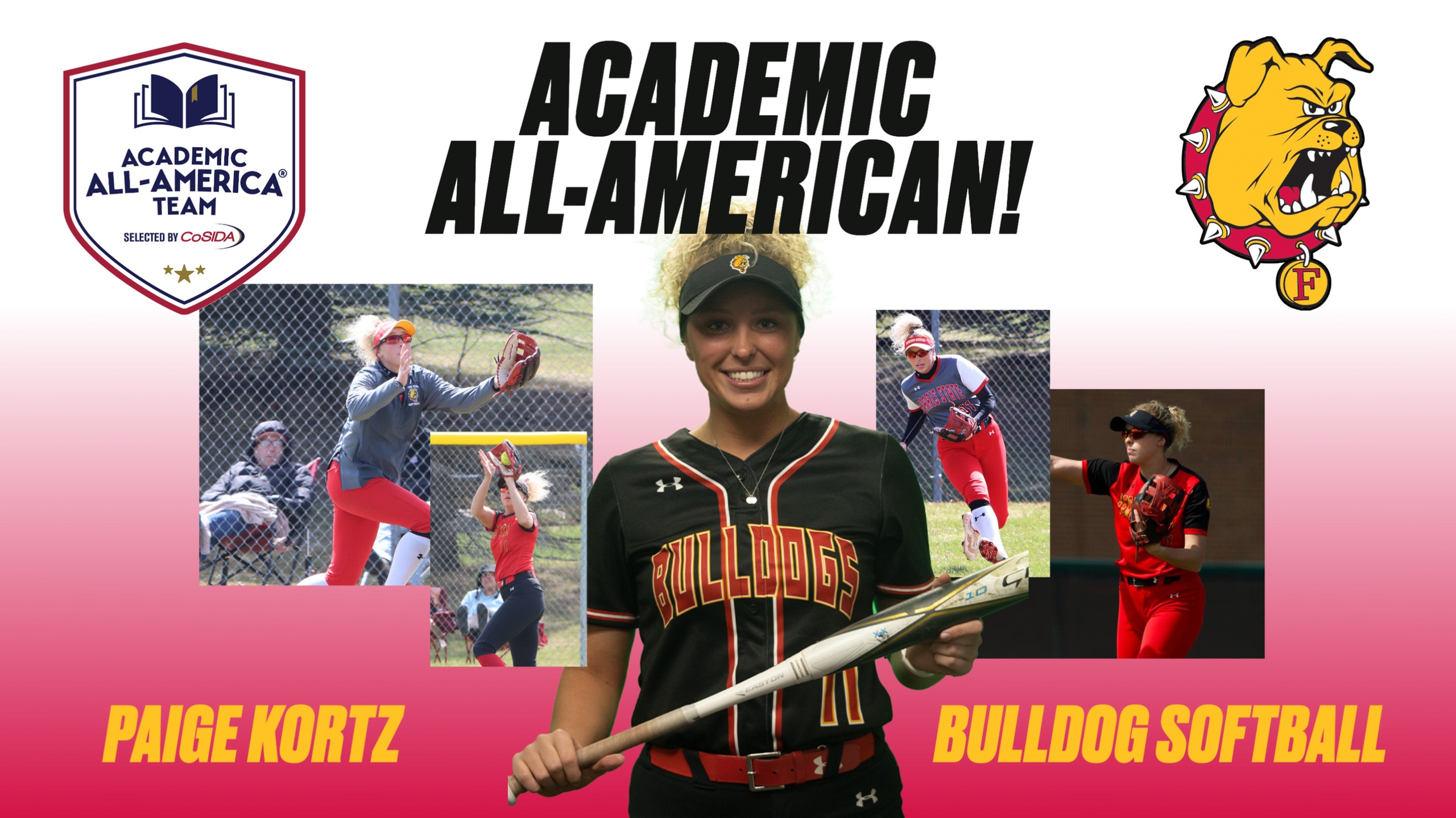 Ferris State's Paige Kortz Earns CoSIDA Academic All-America Honors!