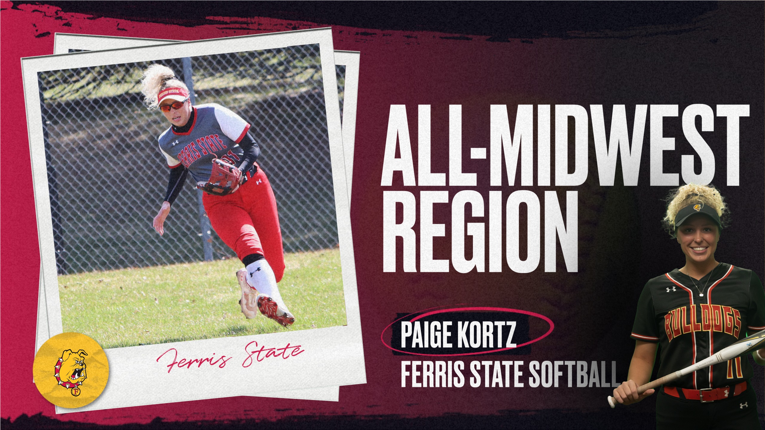 Ferris State's Paige Kortz Named To D2CCA All-Region Team