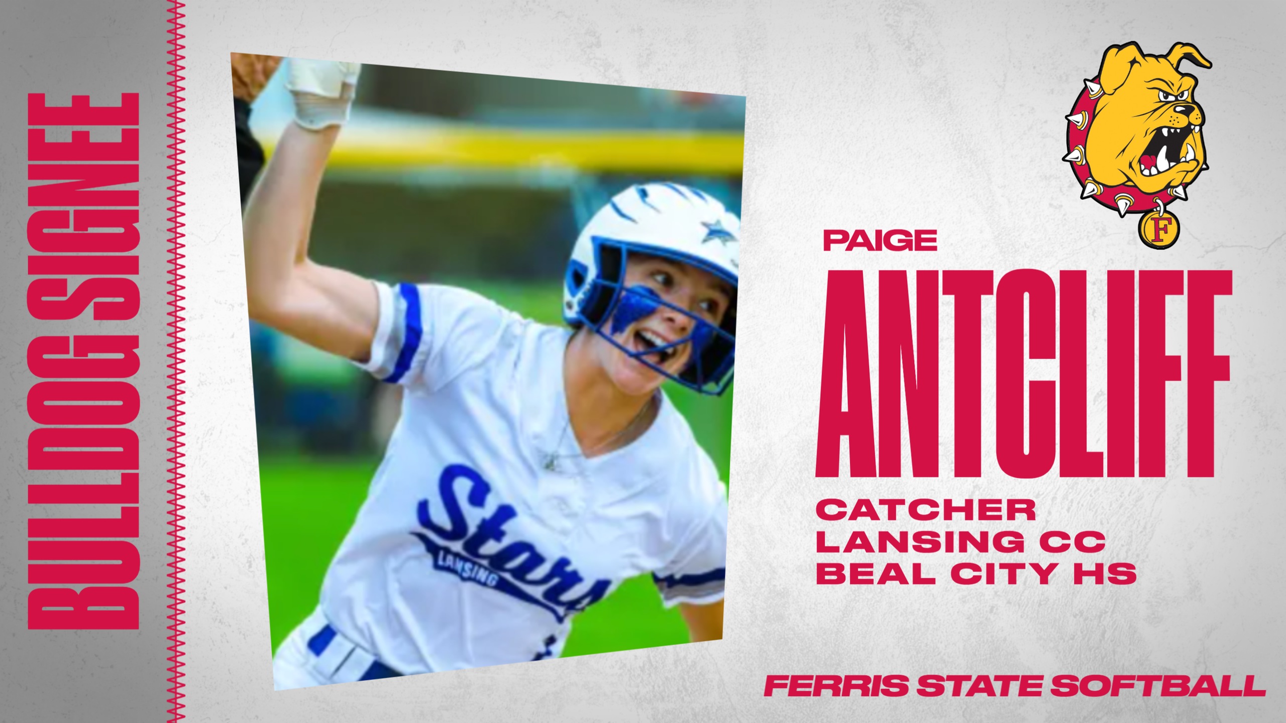 Ferris State Softball Lands Standout Catcher Paige Antcliff