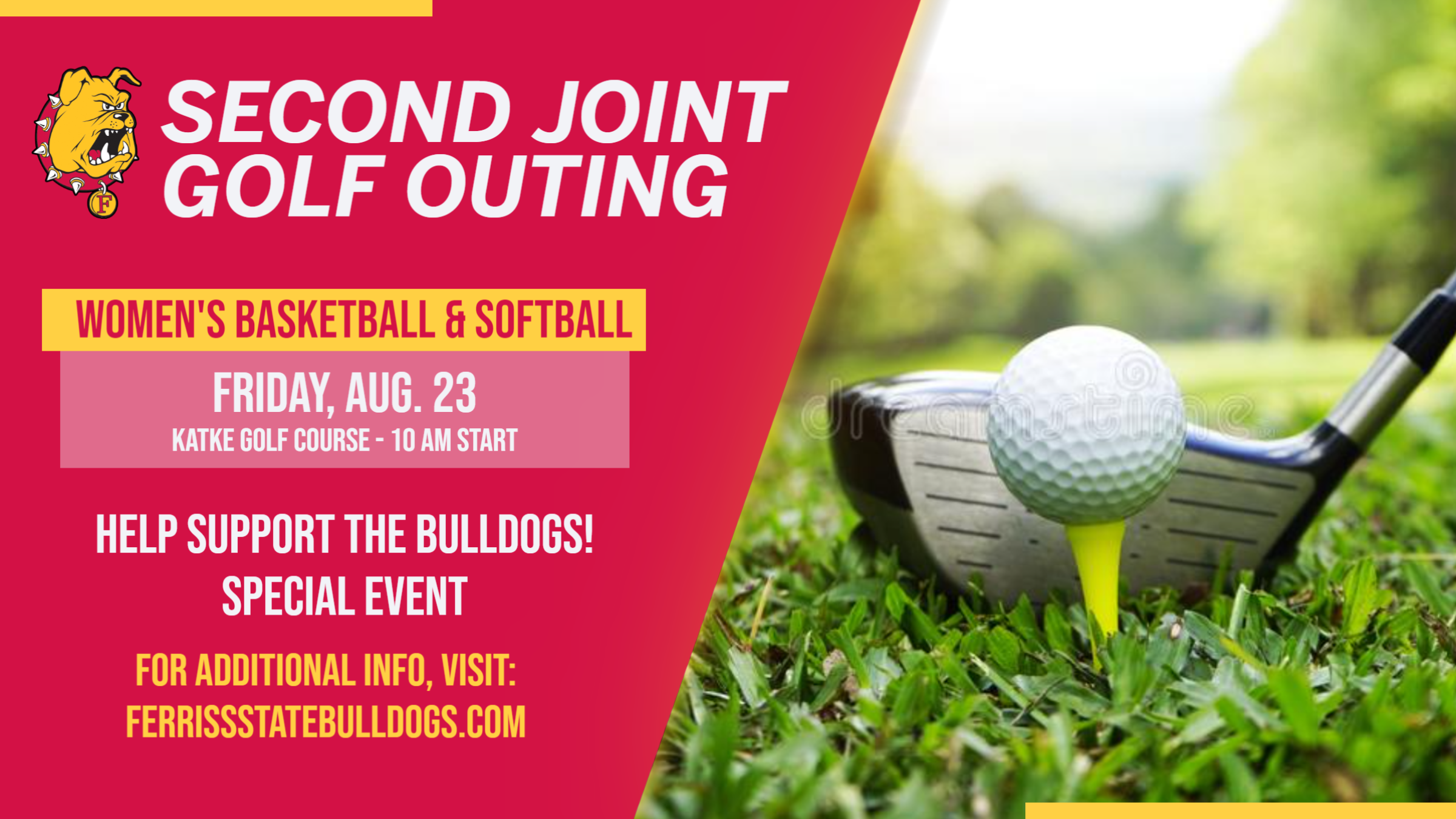 Second Annual Ferris State Women's Basketball And Softball Joint Golf Outing On Aug. 23