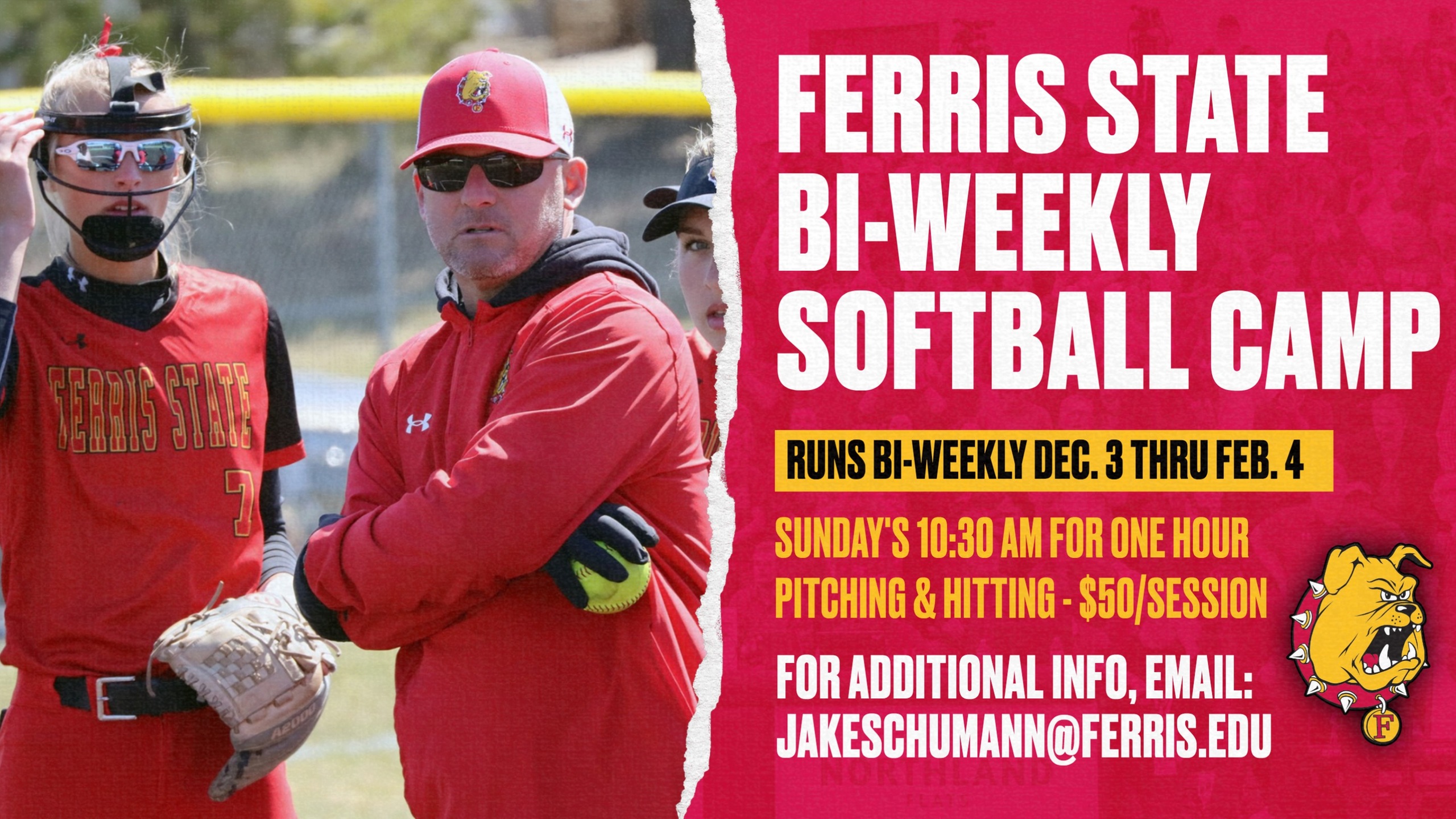 Ferris State Softball Offering Bi-Weekly Camp Beginning This Sunday