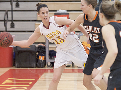 Ferris State's Nikki Arner in action on Saturday against Findlay (Photo by Ed Hyde - FSU Photo Services)