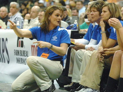 Colleen Lamoreaux-Tate was tabbed as FSU's new head coach (Photo Courtesy MLive.com & Grand Rapids Press)