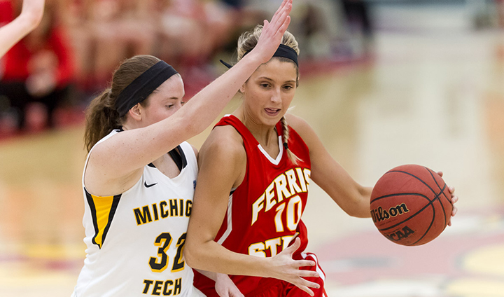 Early Second Half Run Fuels #13 Michigan Tech Past FSU In Women's Action At Wink