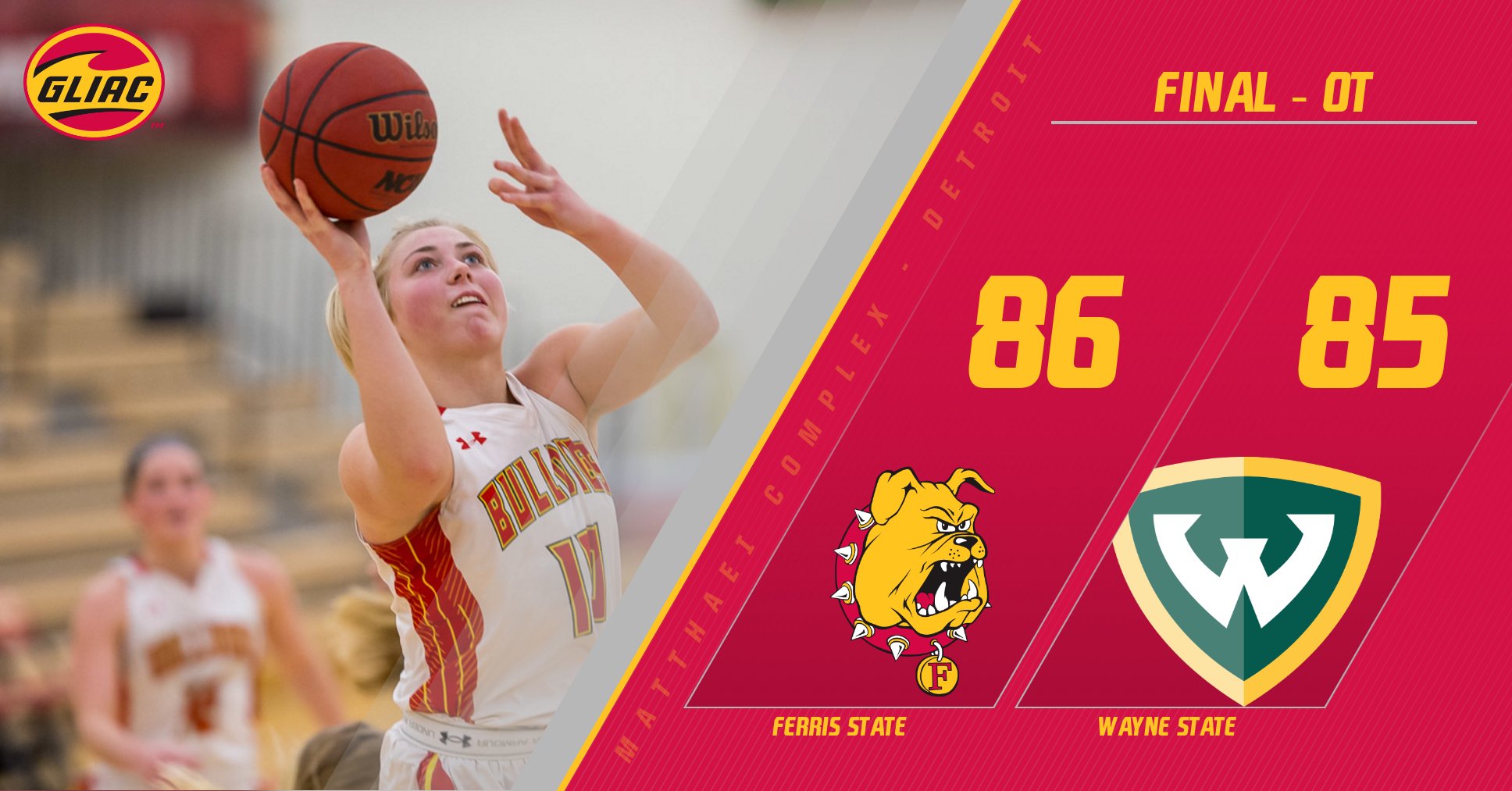 Ferris State Earns Buzzer-Beating Overtime Victory At Wayne State