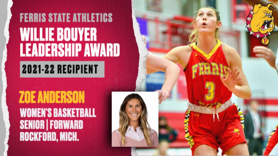 Women's Basketball Senior Zoe Anderson Selected As FSU's Willie Bouyer Leadership Award Winner