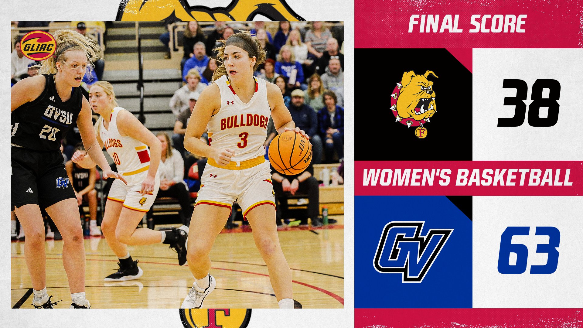 #2 Grand Valley State Tops #10 Ferris State In GLIAC Women's Basketball Showdown