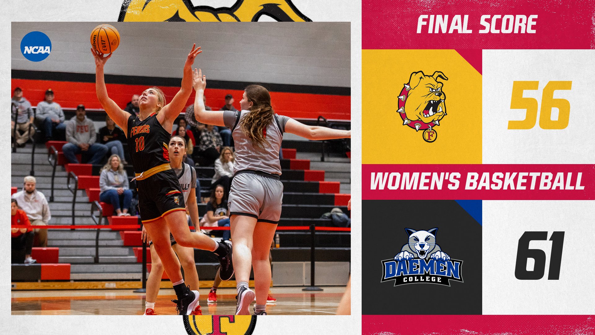 Fifth-ranked Ferris State Falls To Daemen In New York Finale