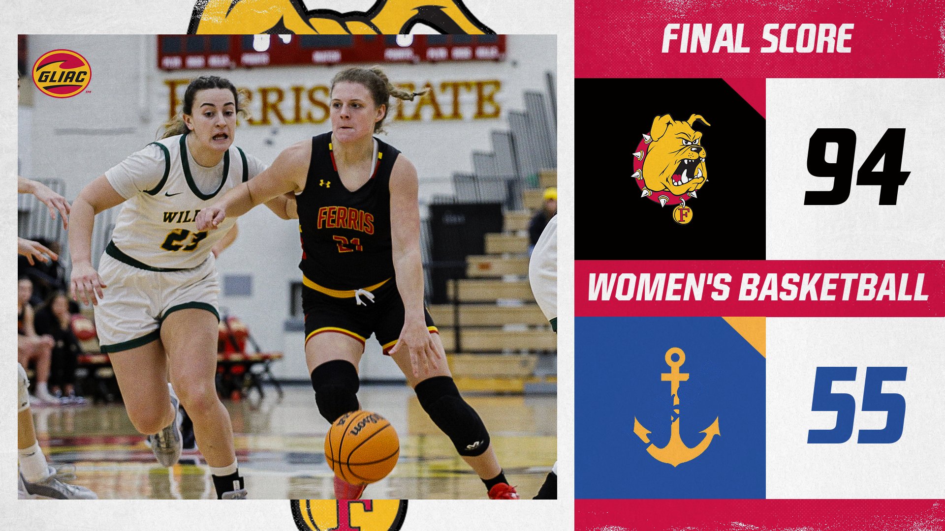 Huge Second-Half Push Leads #7 Ferris State Past LSSU On The Road