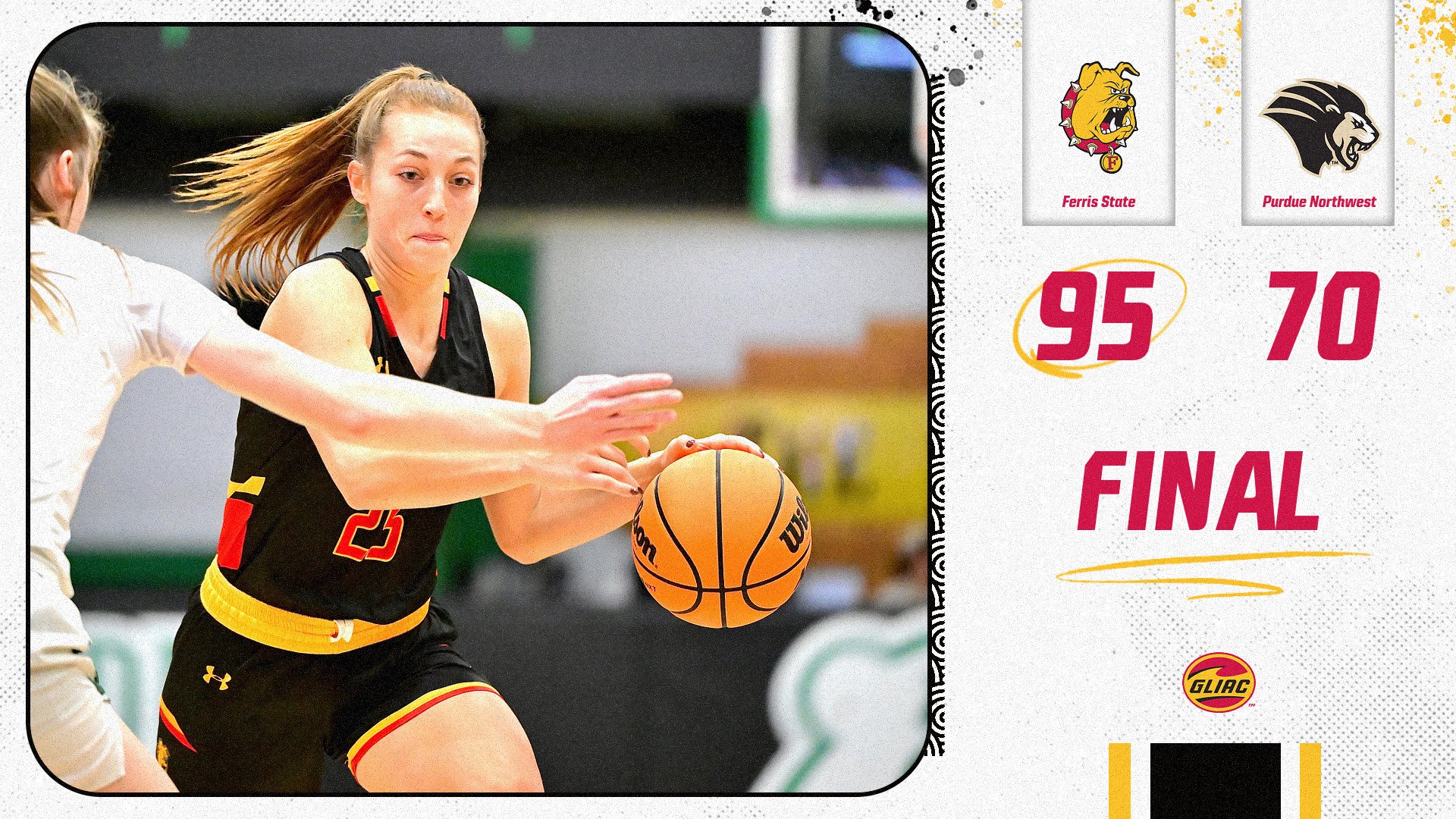 Ferris State Completes Weekend Road Sweep With Dominating Triumph