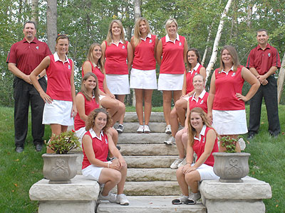 The 2008-09 women's golf team