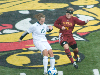 Stevie Salow scored her first goal of the season in Sunday's home triumph over Northwood. (Photo by Joe Gorby)