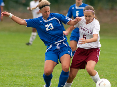 Senior Megan Stec and the Bulldogs fall in their regular-season finale this Saturday afternoon.  (Photo by Ben Amato)