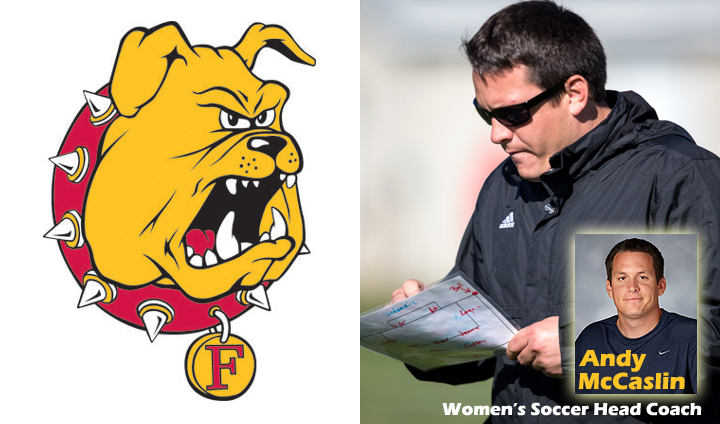 Ferris State Tabs Andy McCaslin As Next Women's Soccer Head Coach
