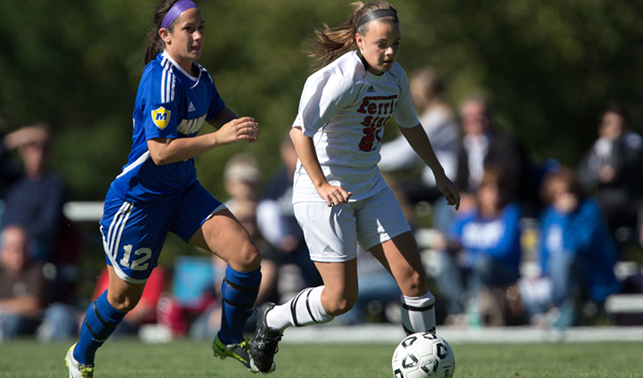 Ferris State Women's Soccer Drops One-Goal Game In Midland