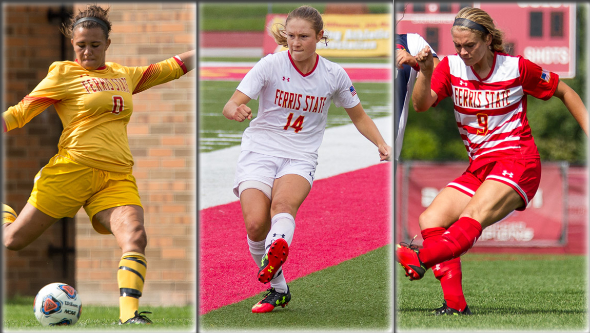 Three Ferris State Soccer Standouts Earn 2016 All-GLIAC Recognition