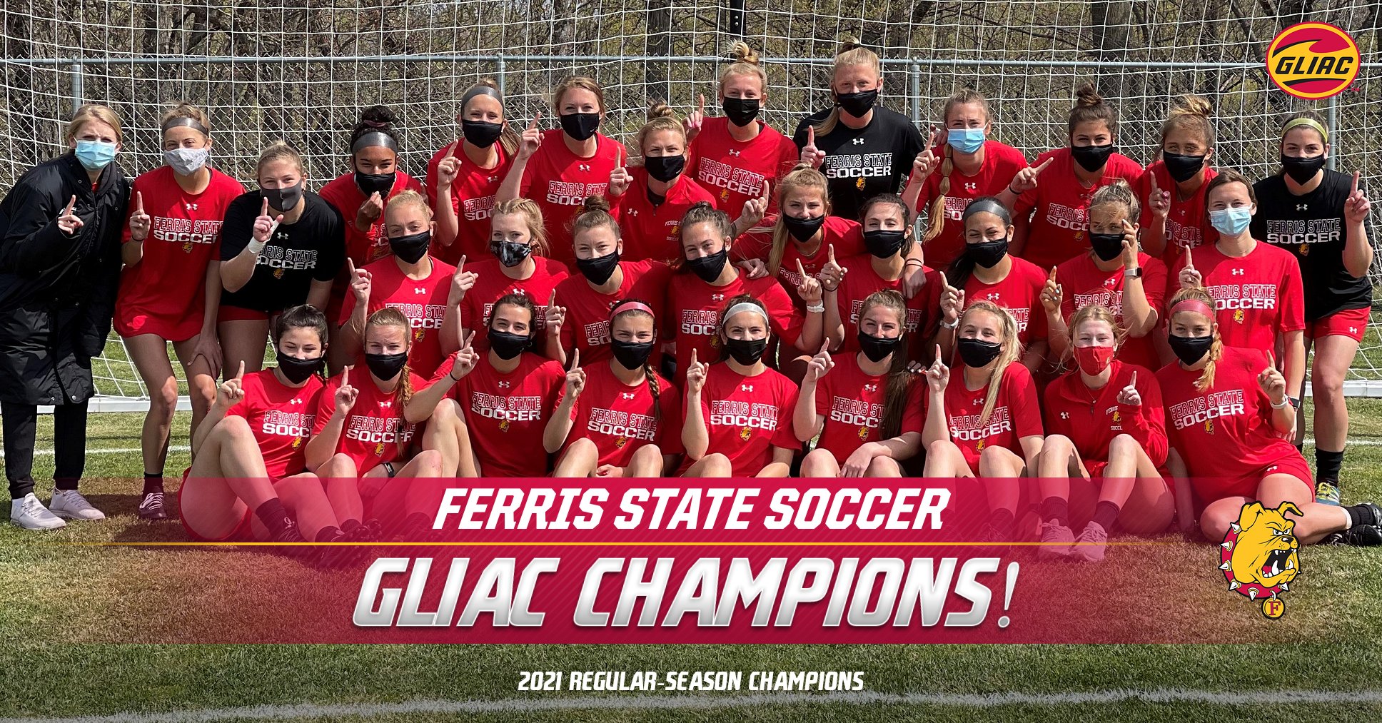 Ferris State Wins School's First GLIAC Soccer Championship To Secure #1 Seed For League Tourney