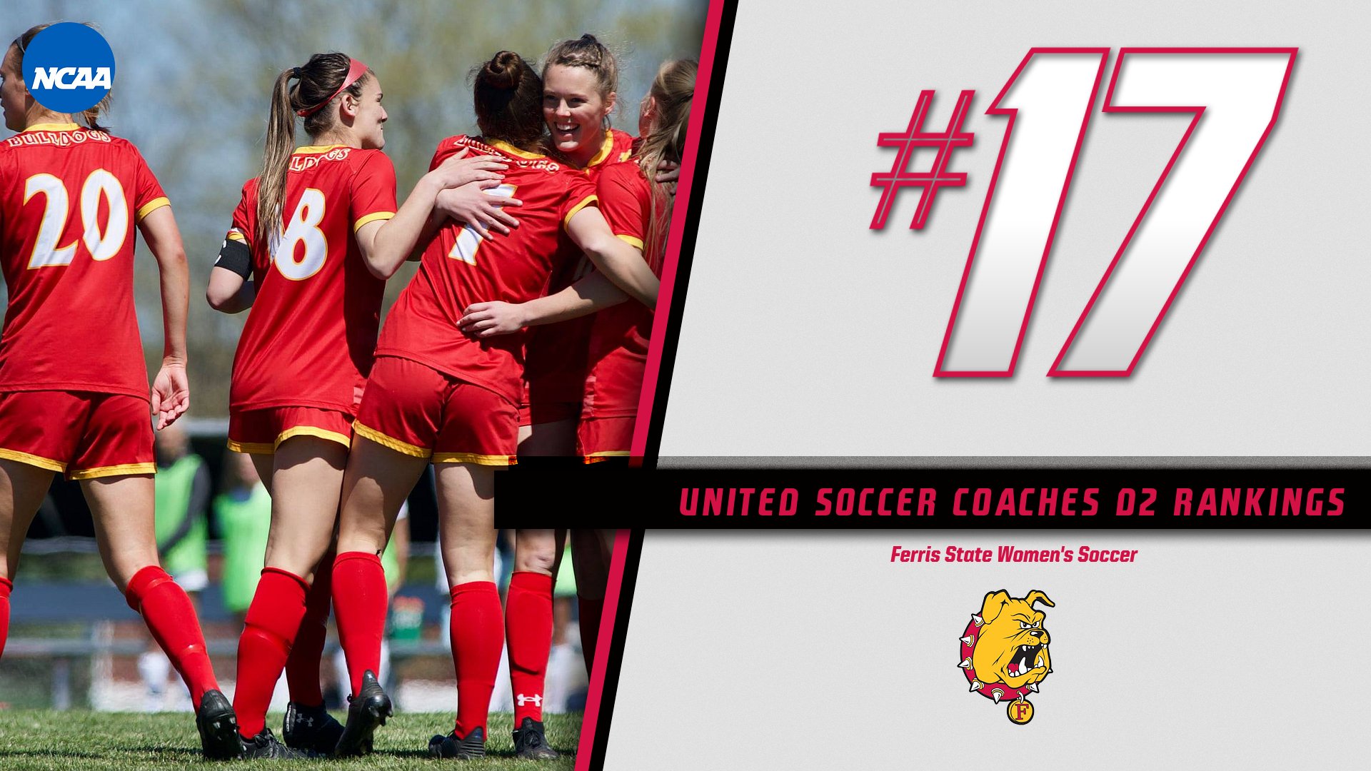 Ferris State Women's Soccer Finishes #17 Nationally In Final United Soccer Coaches Poll