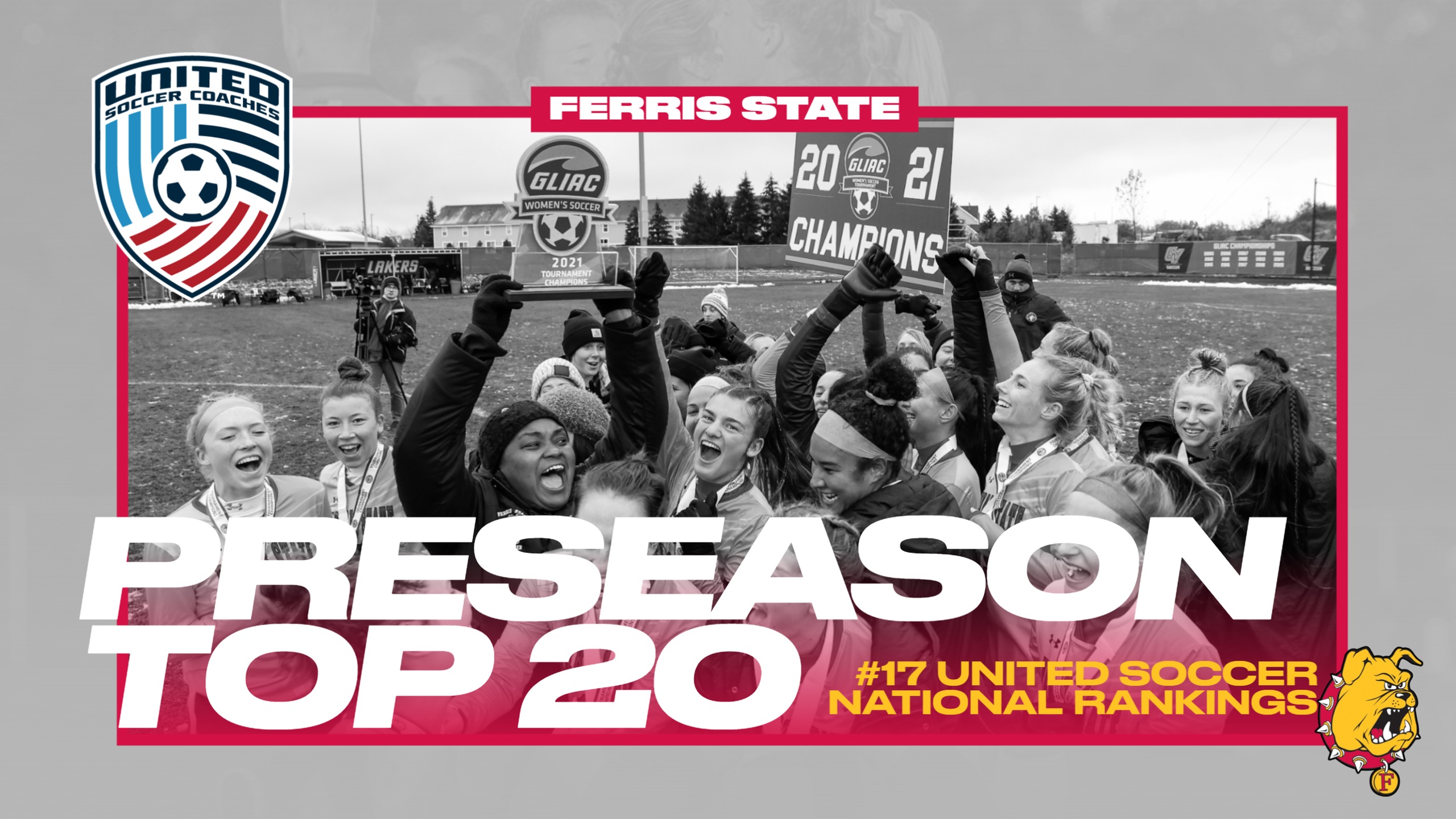 Ferris State Soccer Picked #17 In United Soccer Coaches Preseason National Rankings