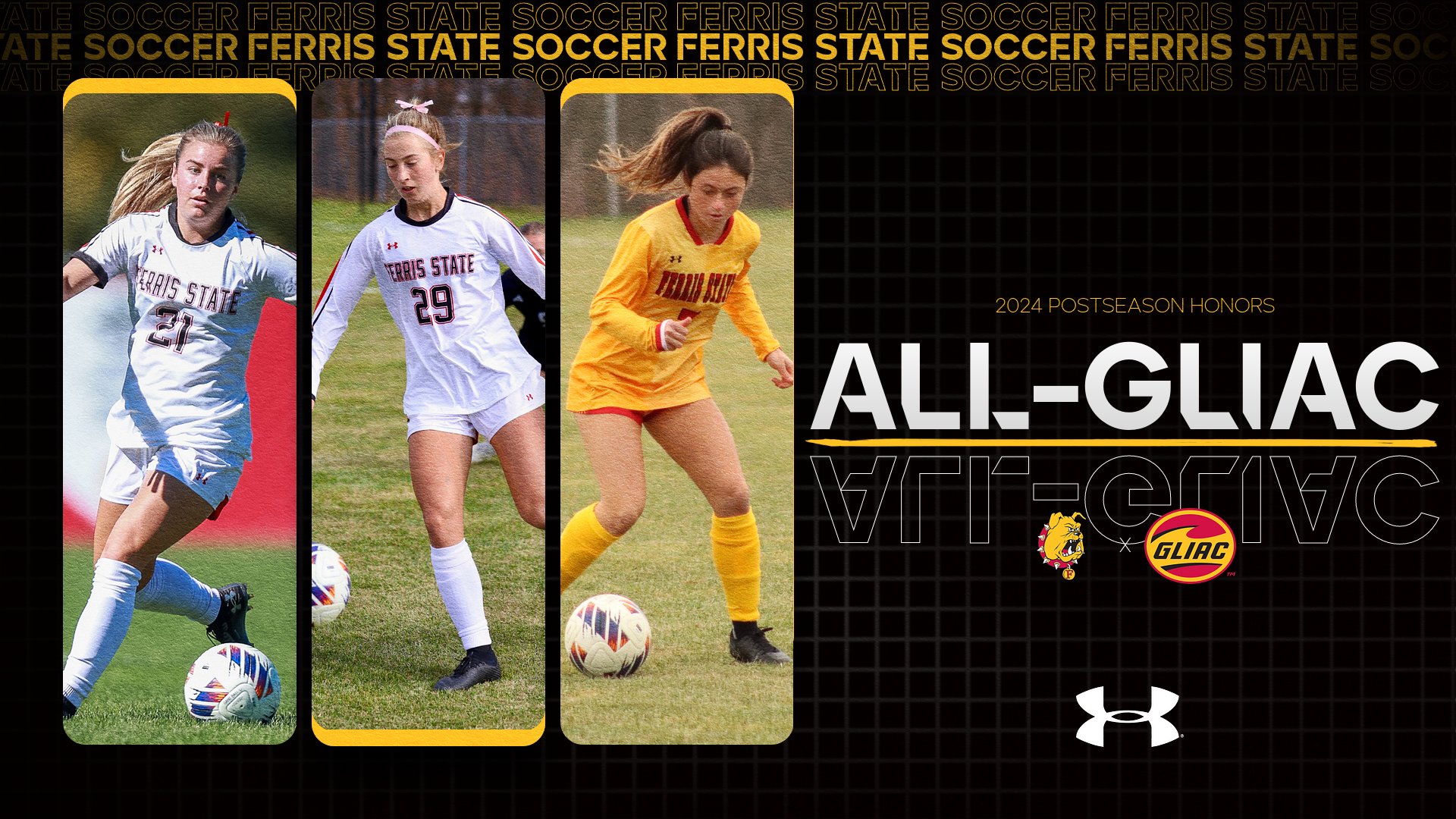 Three Ferris State Soccer Student-Athletes Earn All-GLIAC Honors For 2024