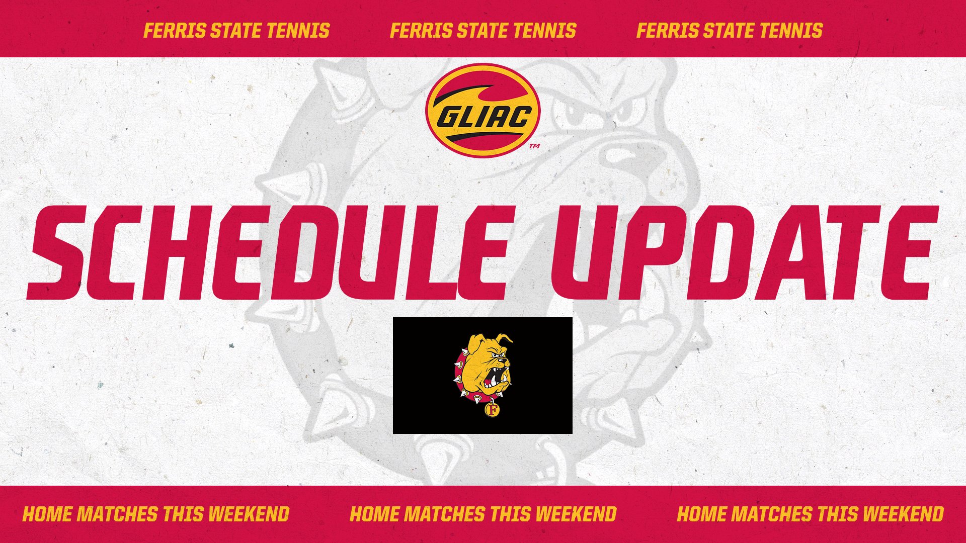 Ferris State Home Tennis Schedule Adjusted For This Weekend