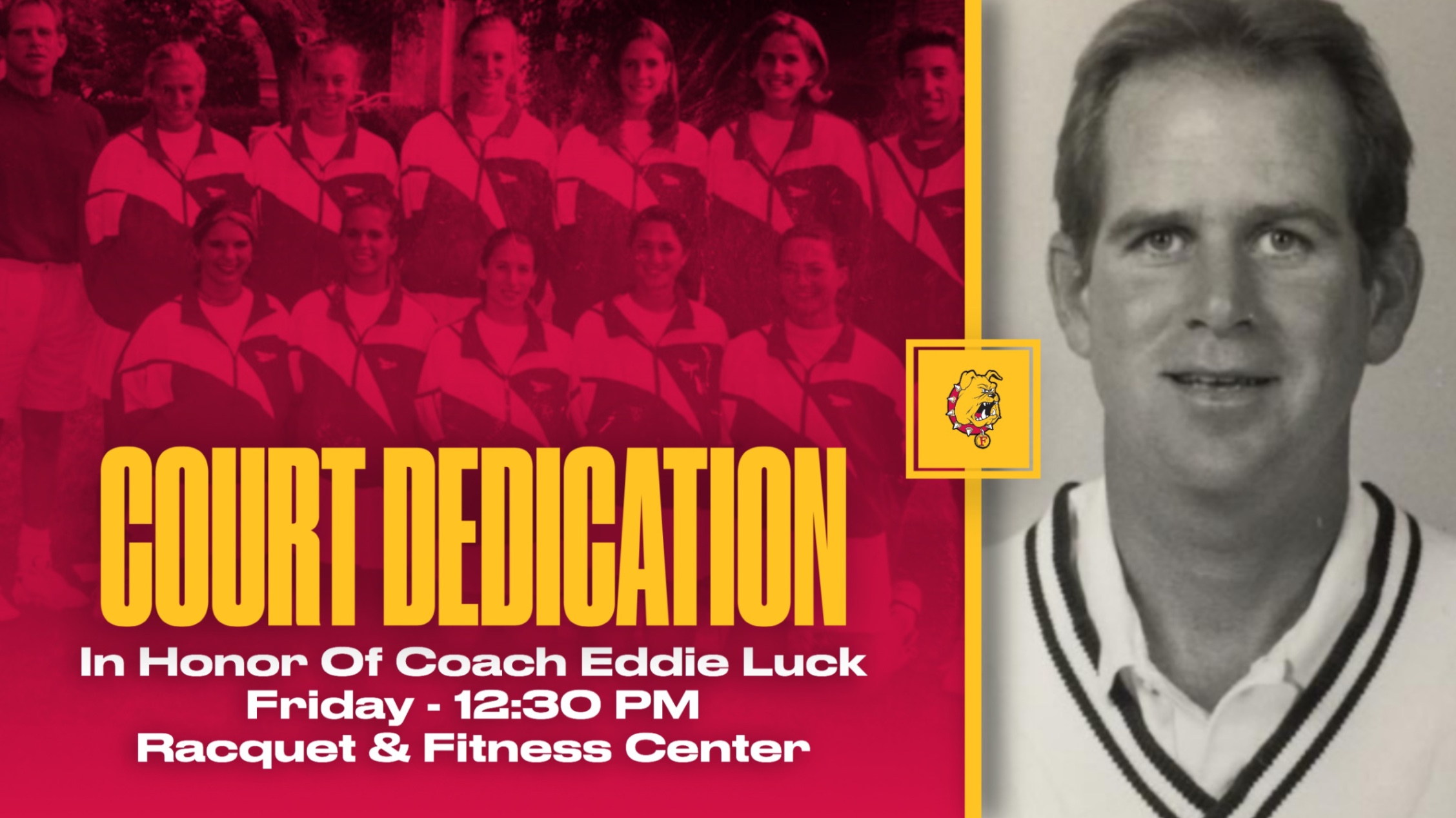 Ferris State Tennis To Hold Special Court Dedication Friday In Honor Of Former Coach Eddie Luck