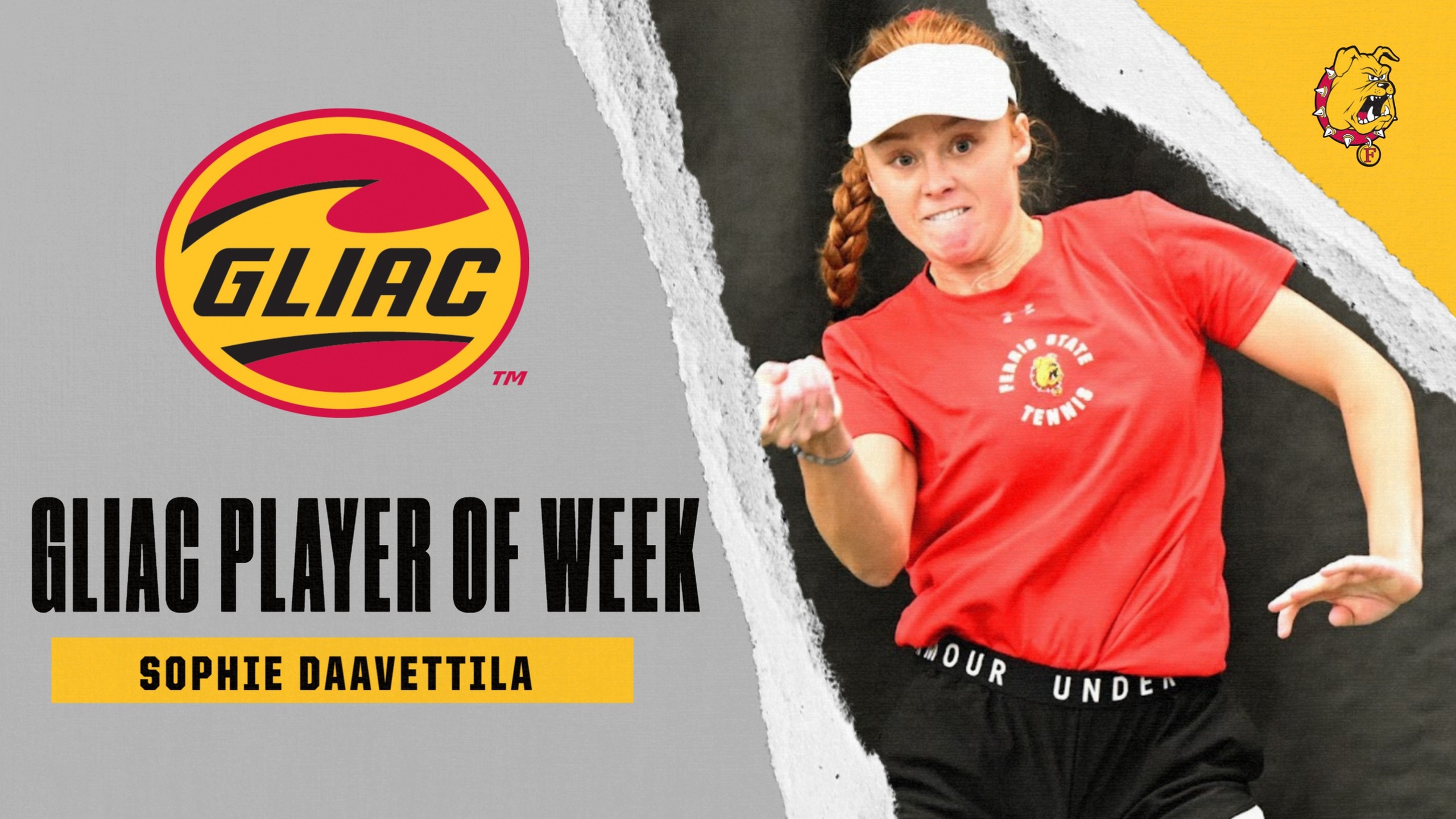 Ferris State's Sophie Daavettila Earns GLIAC Weekly Player Of Week Honor
