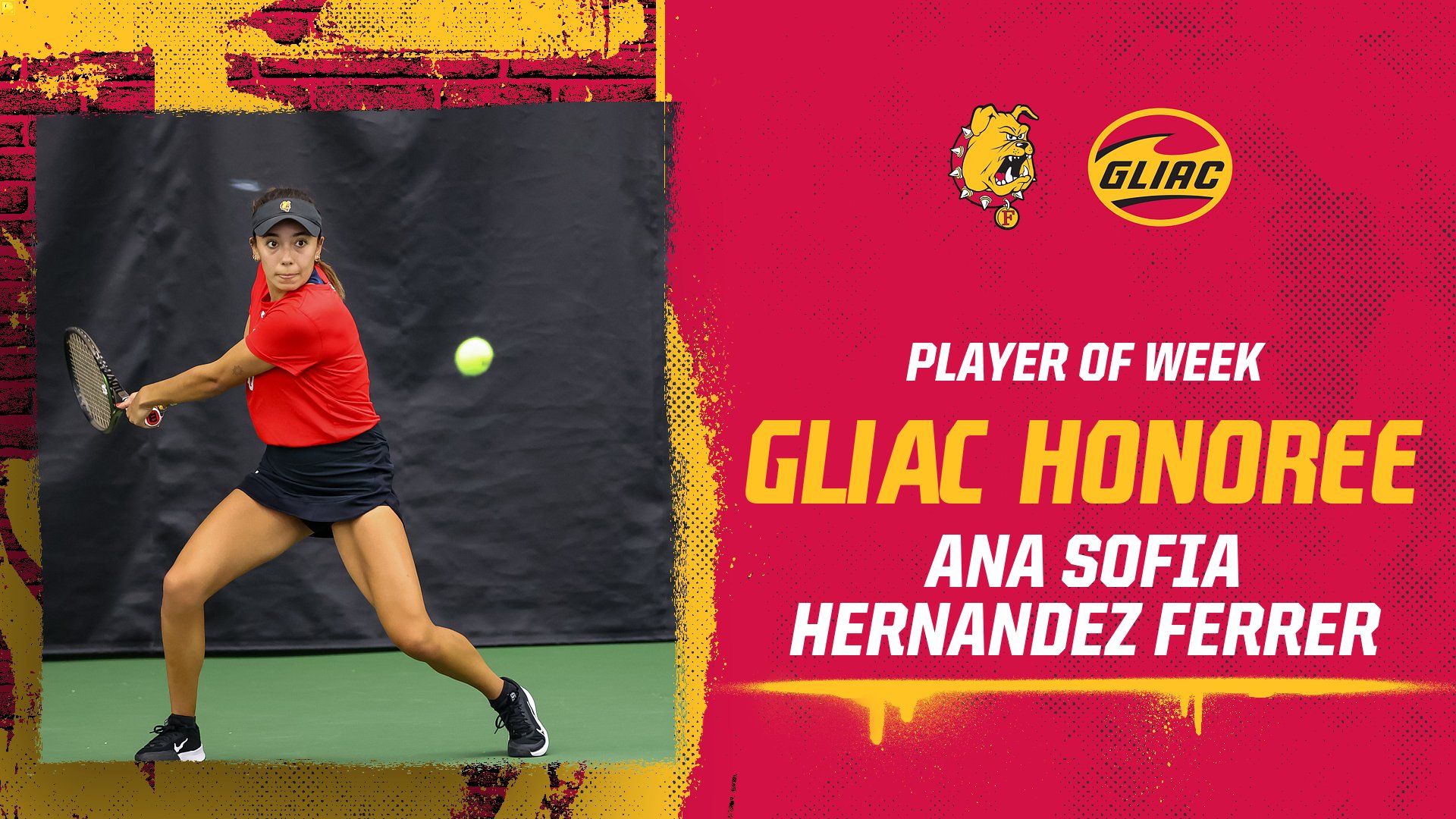 FSU's Ana Sofia Hernandez Ferrer Tabbed As GLIAC Tennis Player Of The Week
