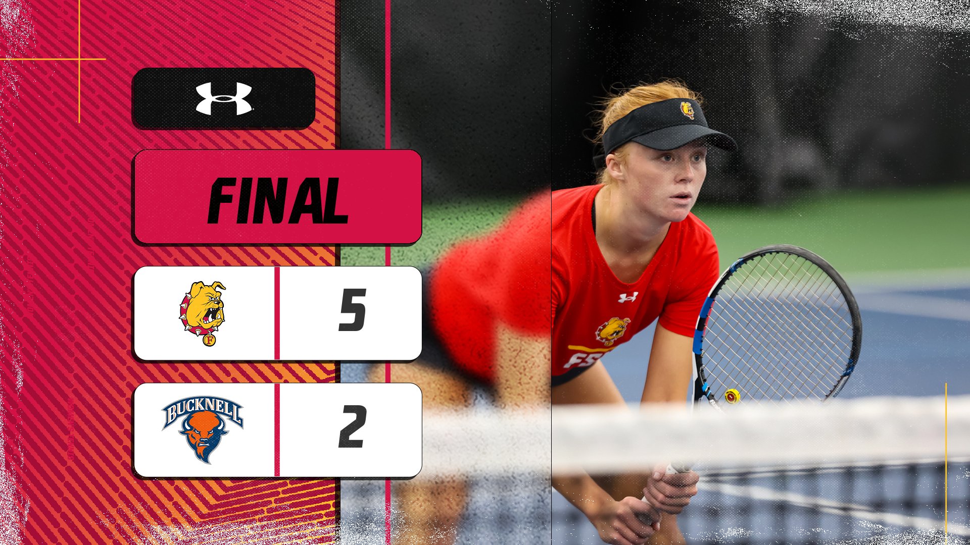 Ferris State Women's Tennis Knocks Off NCAA Division I Bucknell At Home
