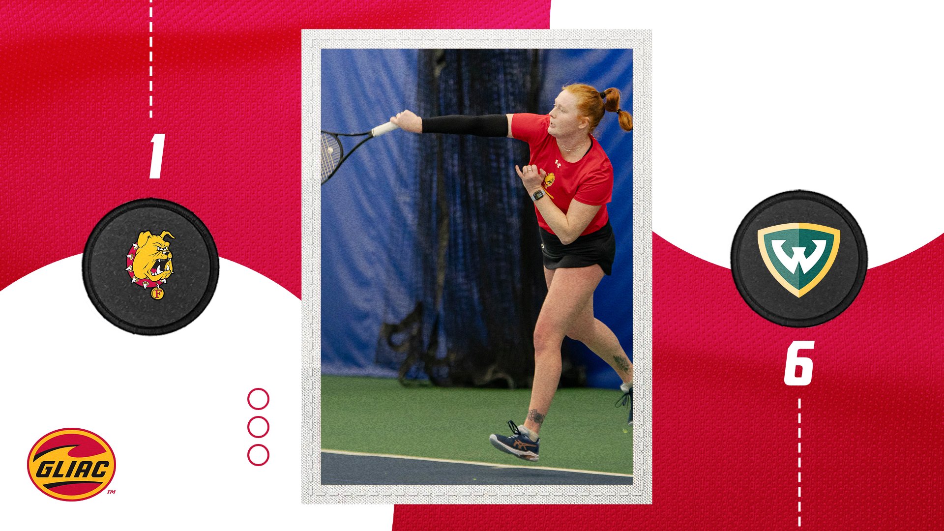 Ferris State Women's Tennis Falls To #23 Wayne State In League First-Place Tilt