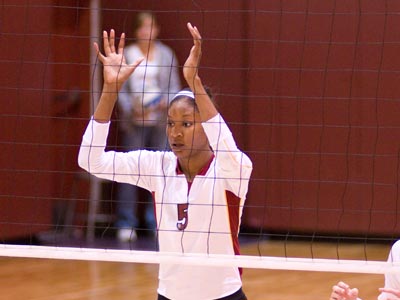 Arielle Goodson recorded a career-high 20 kills and had five blocks in the loss at Findlay.