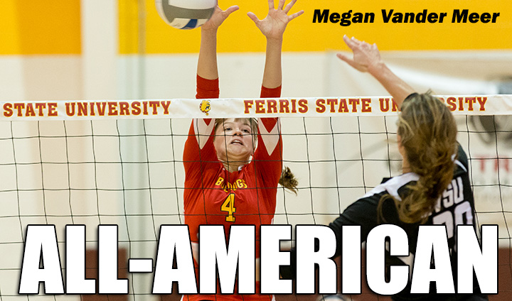 Ferris State's Megan Vander Meer Earns Volleyball All-America Honors!