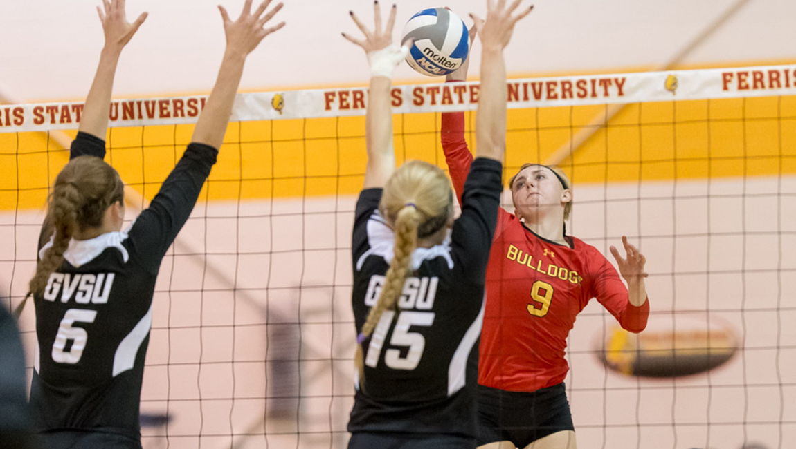 Ferris State Volleyball Sweeps Rival GVSU As 'Dawgs Top Lakers For Fifth-Straight Time