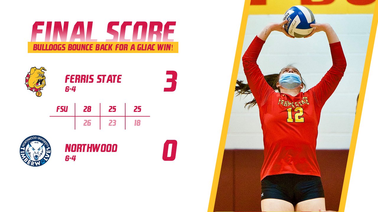 Ferris State Volleyball Bounces Back With Big Performance In Saturday Home Tilt